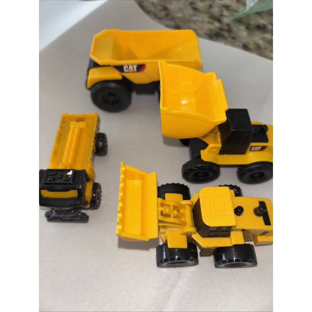 CAT Caterpillar Toy Dump Truck Excavator Lot of 4 3041